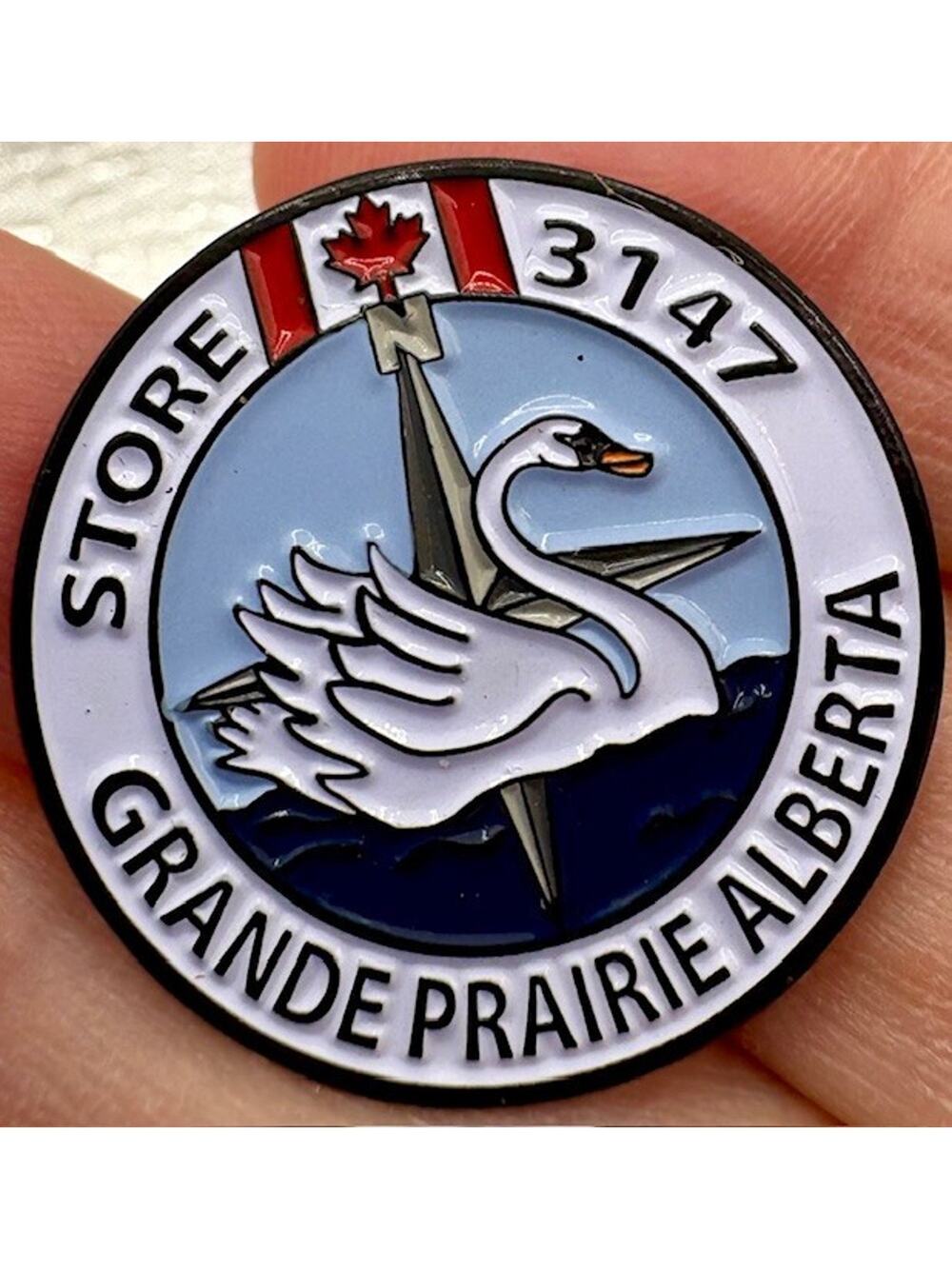 Walmart Pin - Grand Prairie, Alberta - Store #3147 - Hogeye 2017 Backside